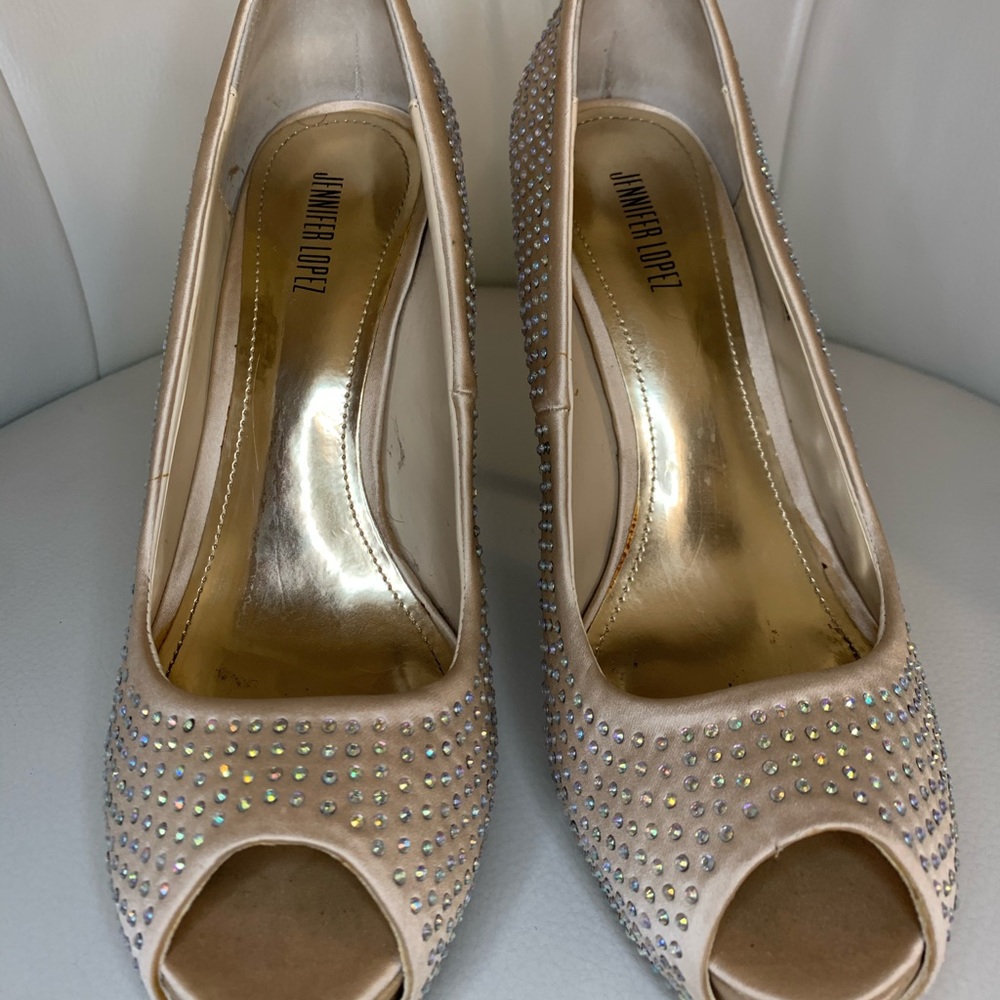 JLO Rhinestone heels - Picture 2 of 5